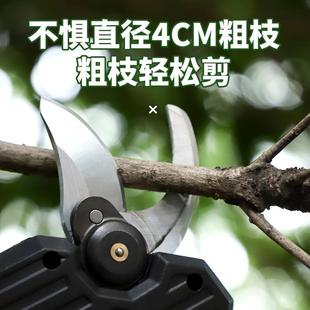 BNU持树枝枝 家用园林锂电修枝剪小巧轻剪便果树果高手枝剪充电式