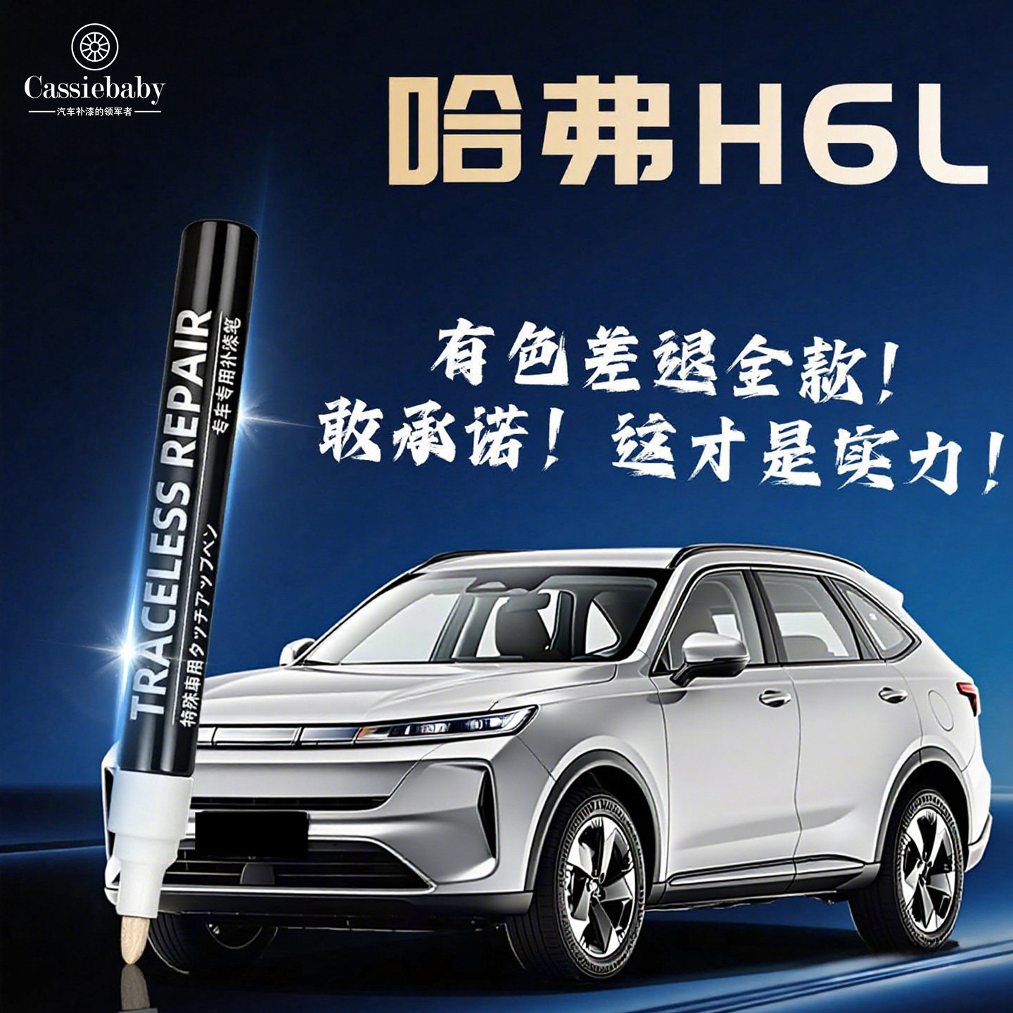 【哈弗H6L】4S店唯一指定补漆笔