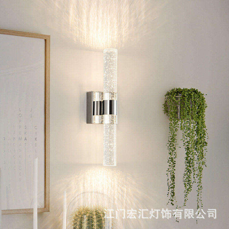 LED水晶轻奢客卧楼梯壁灯