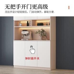 玻轻奢子餐边柜酒柜组合柜一体储物璃门收DZP纳书家用客厅柜加高