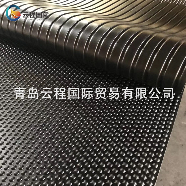 橡胶牛棚垫 大圆点牛卧床垫 可加防撕裂布 云程