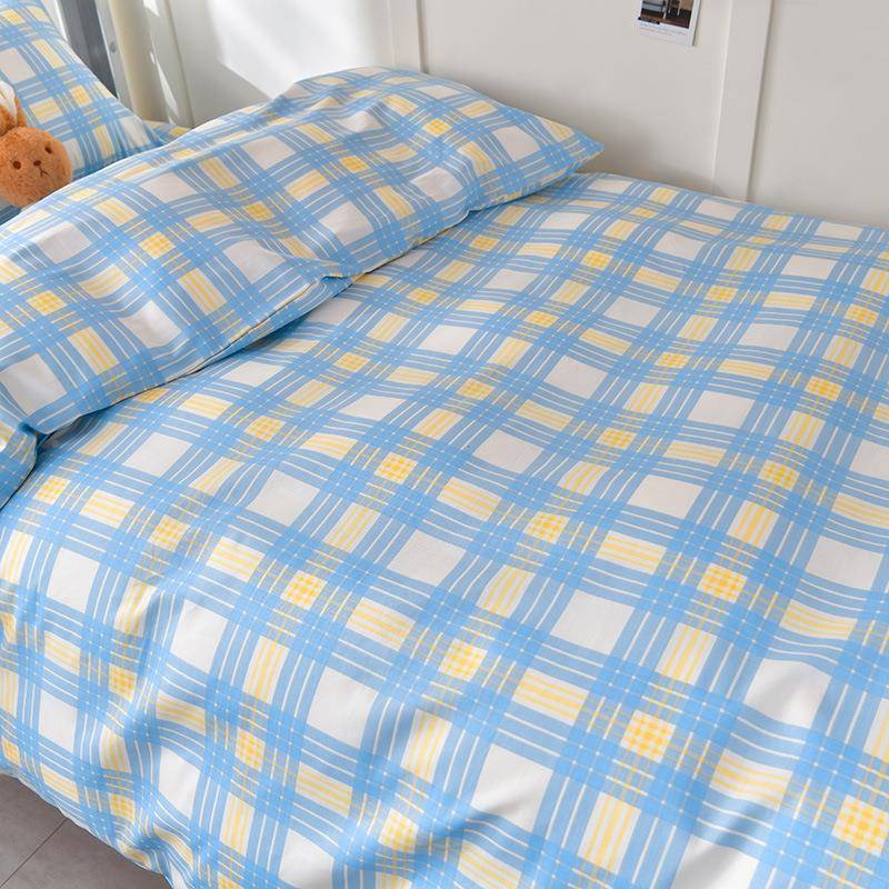 原厂直播款20套FML2新款全棉小清新款学生5三件六件套床垫热套拉