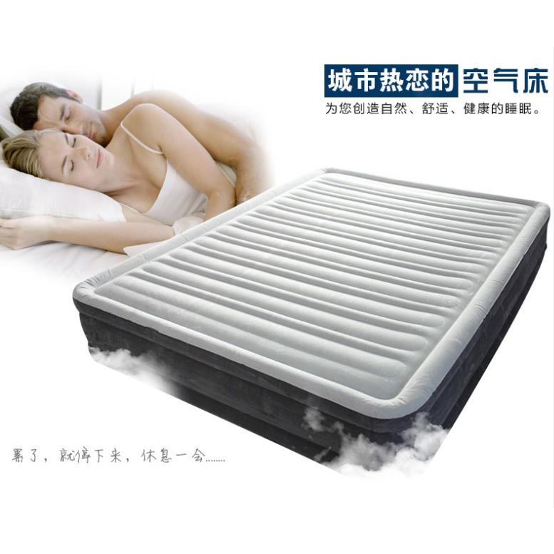 新款I(lǐng)NEX雙人加高充PBC氣床墊雙電空層內(nèi)置泵線拉氣T床