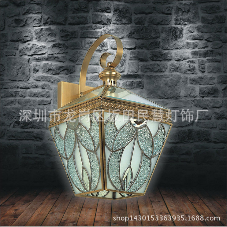▍全铜打造▍欧式全铜手工焊锡灯/工艺壁灯/欧式壁灯/全铜壁灯