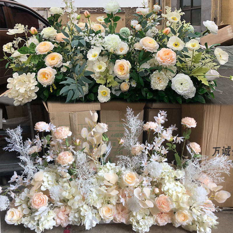 新款婚庆仿真路引花地排花