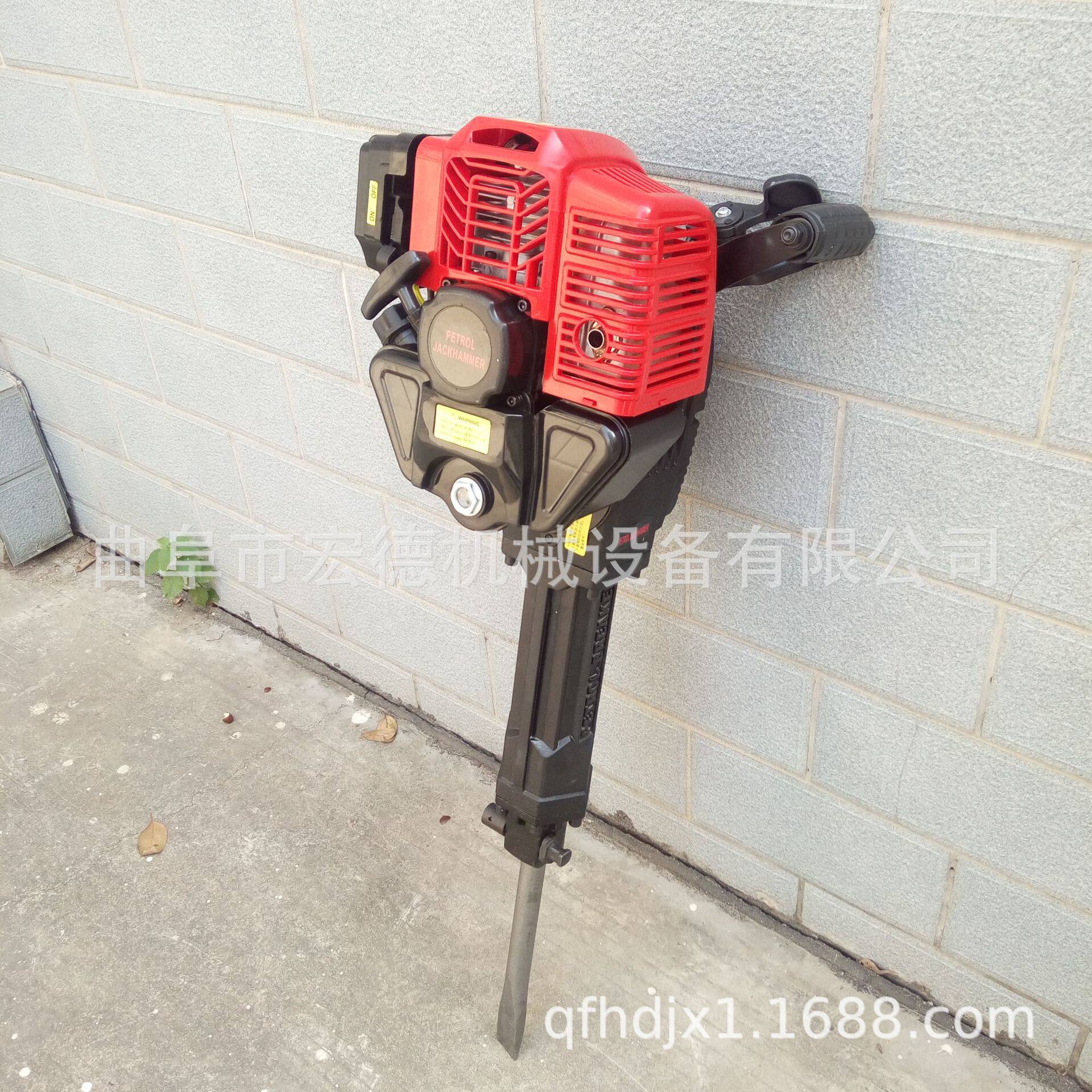 省力路面破碎锤 工地使用汽油破碎镐 汽油凿岩破碎镐
