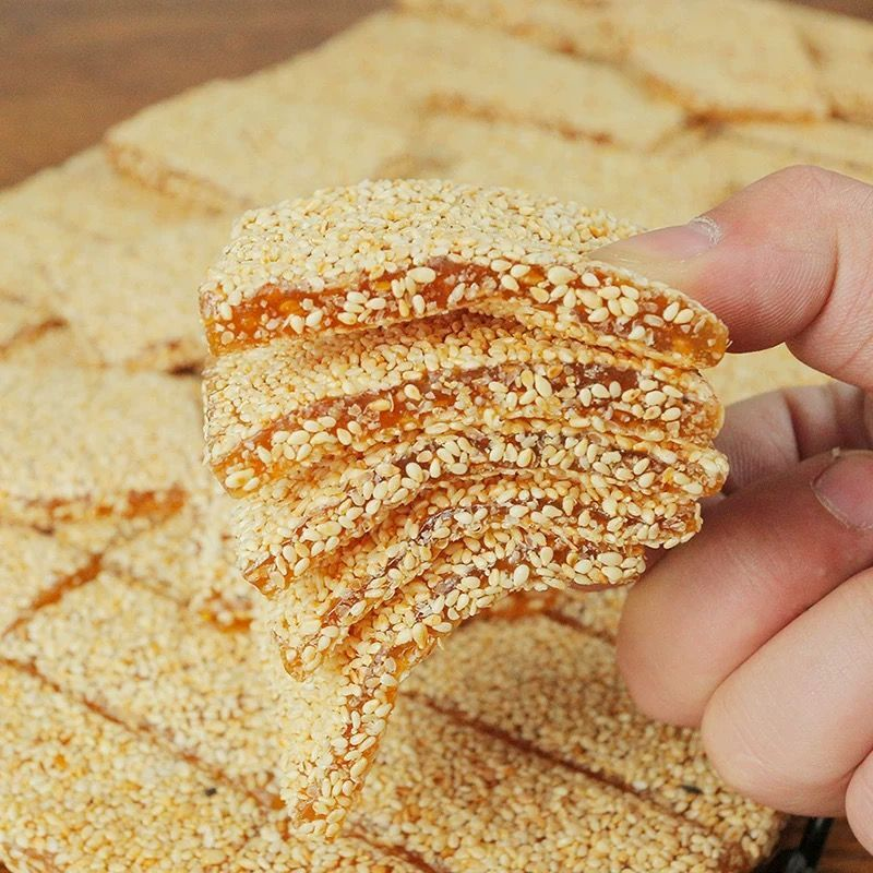 芝麻牛皮糖老式休闲花生牛筋糖匠心熬制 怀旧零食