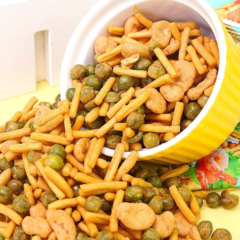 鲜美阳光虾条豆果鲜虾味烤肉味蚕豆坚果办公室休闲解馋小零食小吃