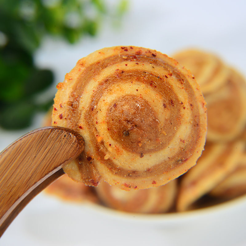 川一猫猫耳朵面点食品 麻辣味陕西特产休闲小吃零食品106克 大包