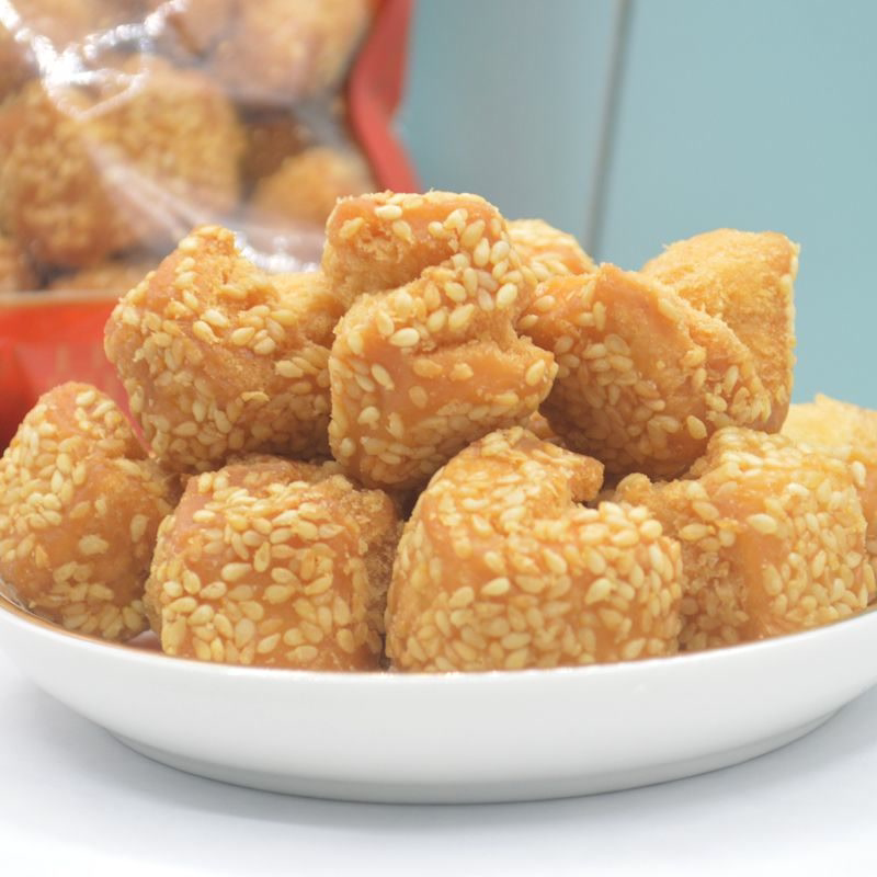 散装开口笑广西特产芝麻球怀旧零食小吃炸面食糕点点心小开口枣