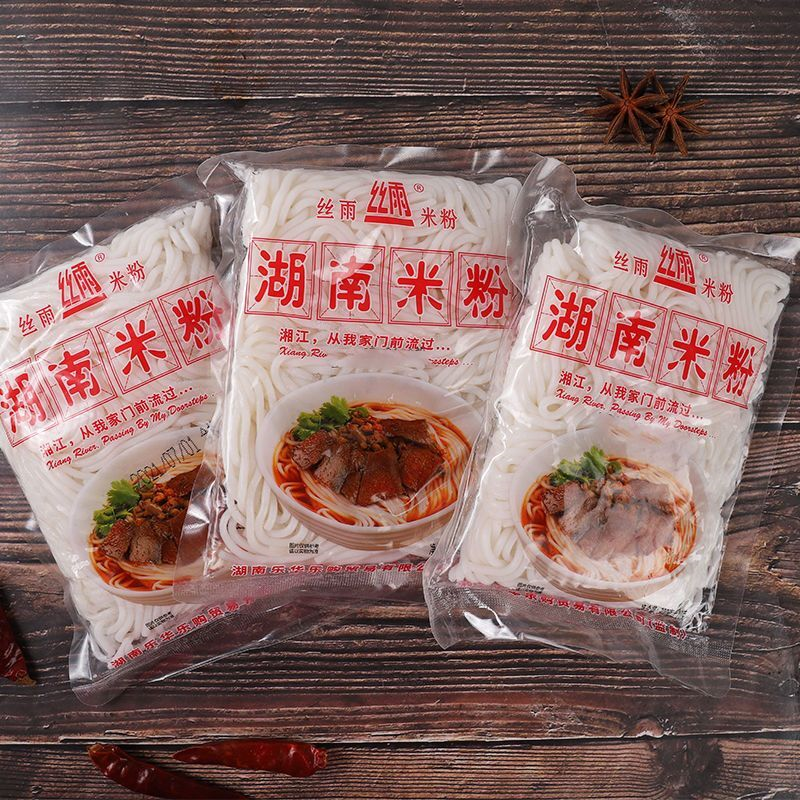 湖南特产正宗鲜米粉牛肉粉免冲泡早餐夜宵方便速食300g整箱批发价