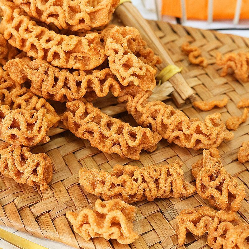 狗牙儿津味八爪烧烧烤味牛排锅巴薯片好吃解馋小零食休闲小吃食品