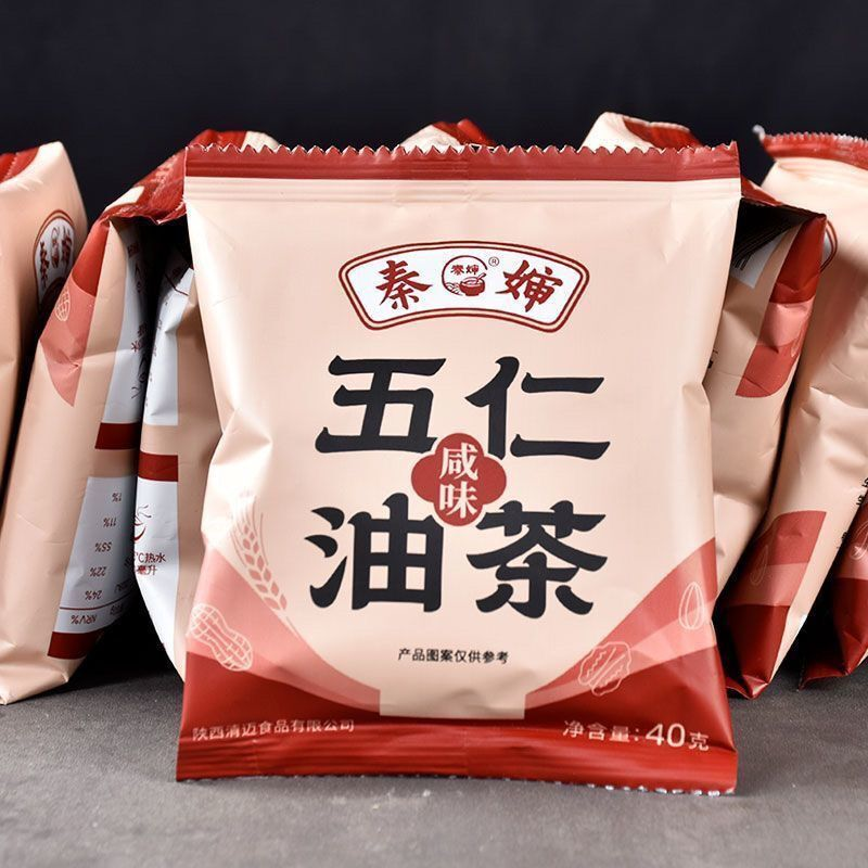 【独立小包装】秦婶油茶陕西油茶面五仁袋装老式油茶炒面甜油茶
