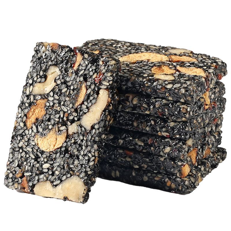 【无添加蔗糖】黑芝麻核桃枸杞酥坚果酥切糕独立包装孕妇健康零食