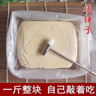 大块状麦芽糖叮叮糖纯手工怀旧饴糖块敲米糖零食整块芝麻麦芽糖饼