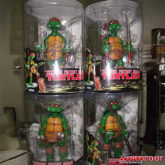 漫画版4款NECA忍者神龟手TMNT始祖忍者神龟手模型玩具摆件图片