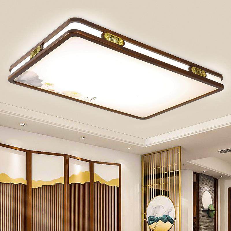 新中式吸顶灯中国风实木客厅灯套餐led长方形餐厅卧室木质灯具,鲜花速递/花卉仿真/绿植园艺,割草机/草坪机,淘宝优惠券,粉丝福利购,淘宝优惠卷