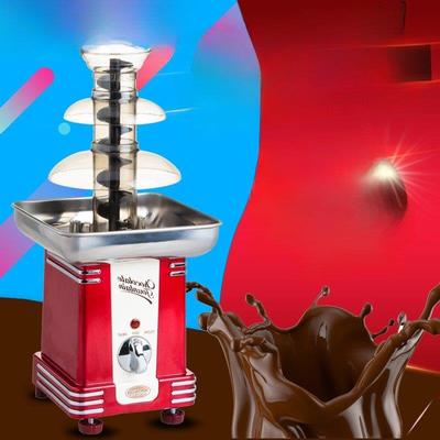 Nostalgia巧克力喷泉机商用家用瀑布机DY搅拌机融化塔儿童
