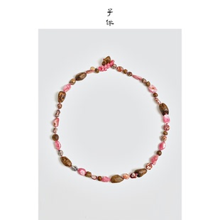 ZIXIU子休沉香·项链 心头肉/莺歌绿奇楠 红纹项链 设计师款