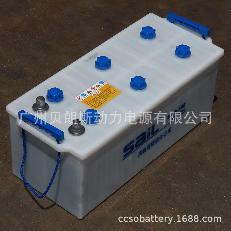 船用电瓶6-QA-180 观光电动游艇加水蓄电池12V180Ah 风帆SAIL