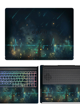 适用2025款 HP惠普OMEN暗影精灵MAX 贴纸TPN-I143 笔记本电脑16-ah外壳膜原机色炫彩保护膜机身全套贴膜配件