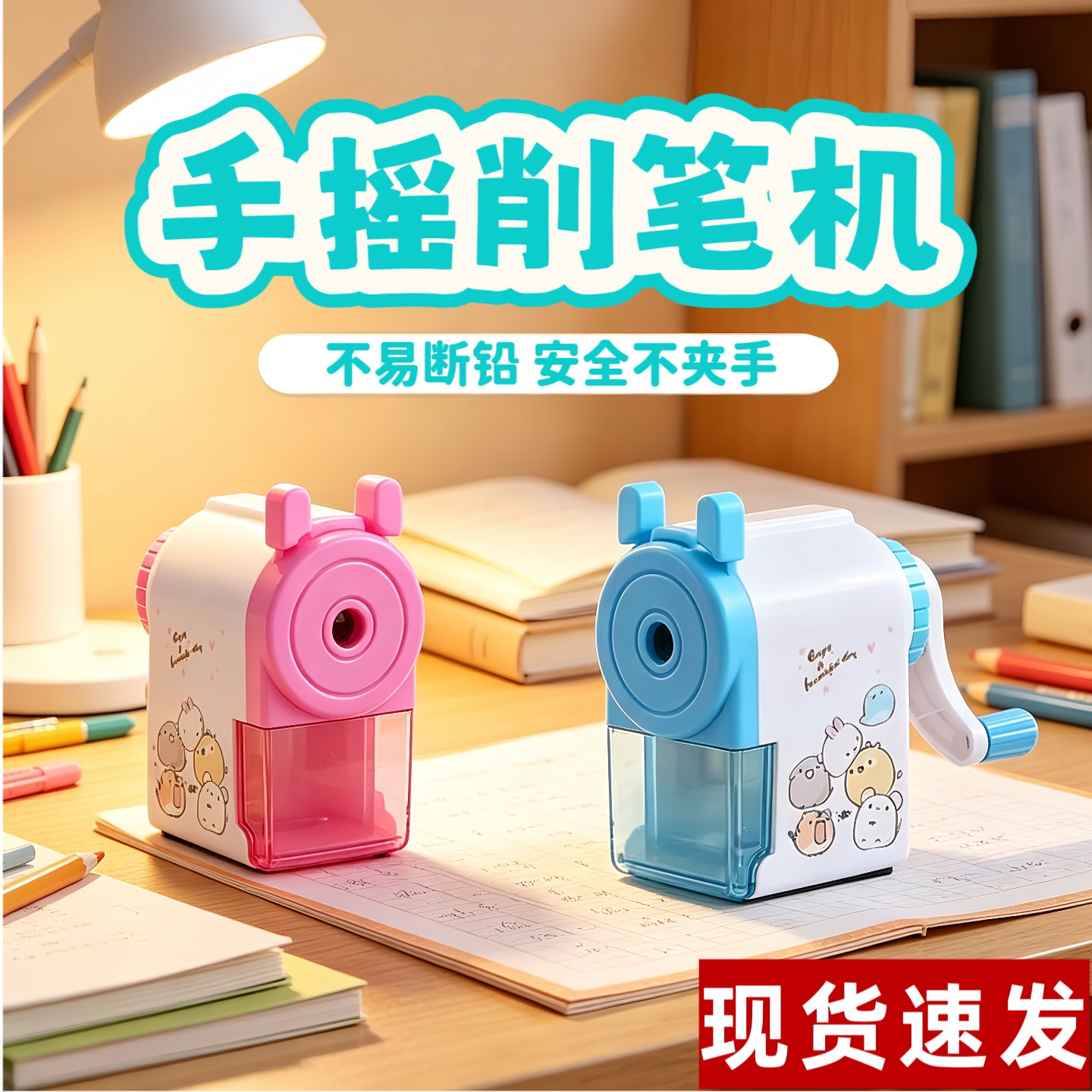 自动进笔手摇可爱老式卷笔器
