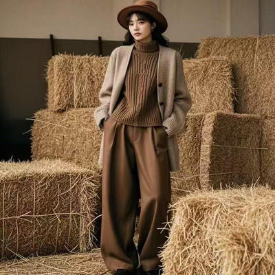 安世佳稻草垛子装饰草墩子