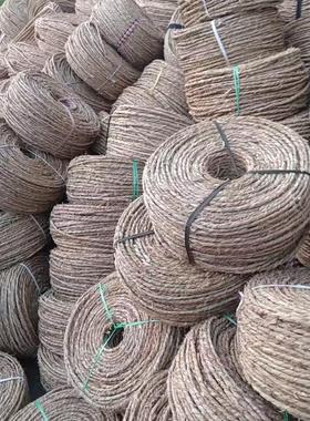 草绳稻草绳园林花木移栽包扎捆绑树木草绳子仿寒保暖加厚裹树布