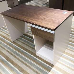 时尚板式电脑桌办公电脑台公司职员工作台带小柜办公桌打印机台