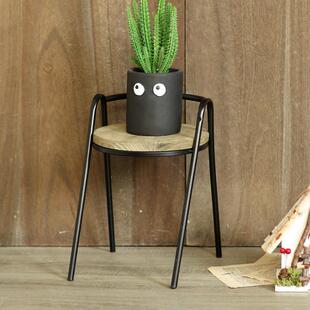 美式乡村铁艺花架客厅阳台商场橱窗绿植盆栽花盆架子落地置物搁架