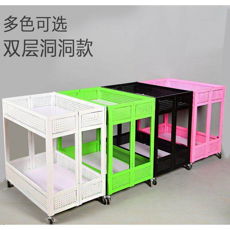 服装店促销车甩货车超市花车货架车促销台折叠货架售柜展示架金属