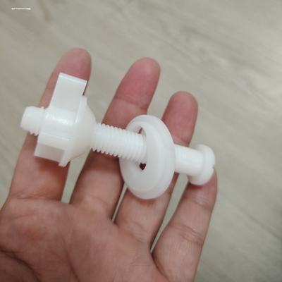 马桶盖下锁螺栓座便器盖板螺丝塑料固定附件