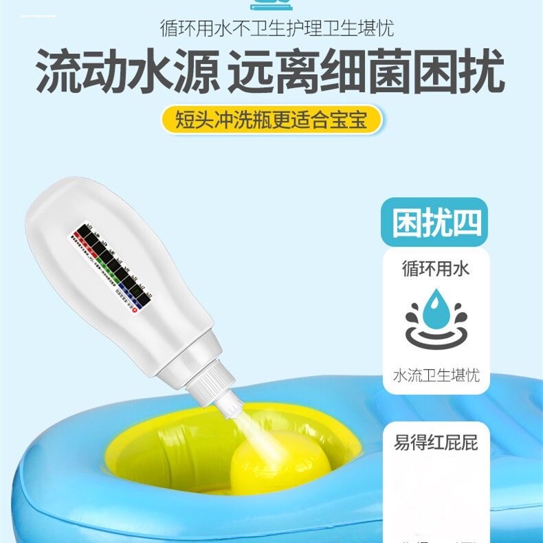 婴儿洗屁股神器女宝宝屁屁私处冲洗器便携式喷壶新生儿洗pp冲洗器图片
