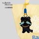 大英博物馆萌猫香氛挂件摸鱼猫咪公仔包包挂饰钥匙扣生日礼物