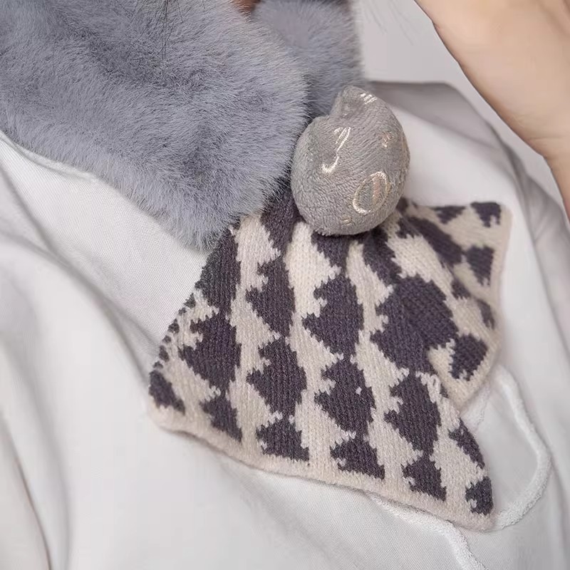 物兮物x大英博物馆安德森猫咪可爱毛绒围巾保暖冬季生日礼物女生