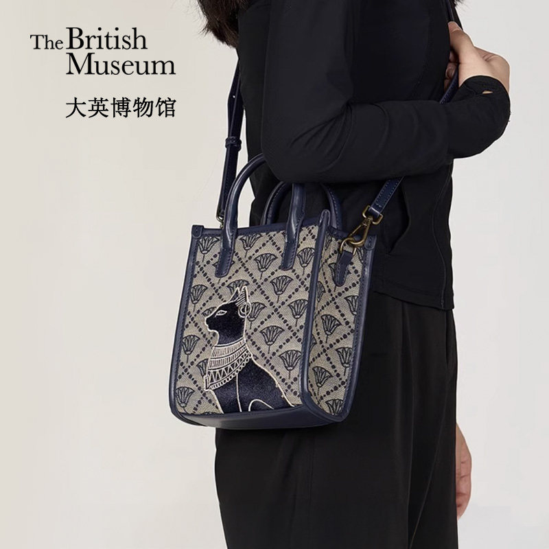 大英博物馆莲花琴谱包百搭时尚通勤手提斜挎包优雅印花生日礼物,箱包皮具/热销女包/男包,通用款女包,淘宝优惠券,粉丝福利购,淘宝优惠卷