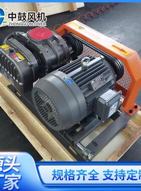 曝气风机ZZR175型号30W三叶罗茨鼓风机污水处理厂家直供45W电机