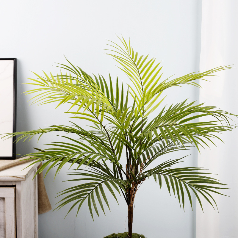 仿真绿植波斯草 6叉把束蕨叶装饰庆典路引 婚礼松草迷雾葵叶造景