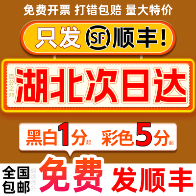 打印资料网上印刷彩色彩印书籍服务装订复印店湖北武汉同城次日达