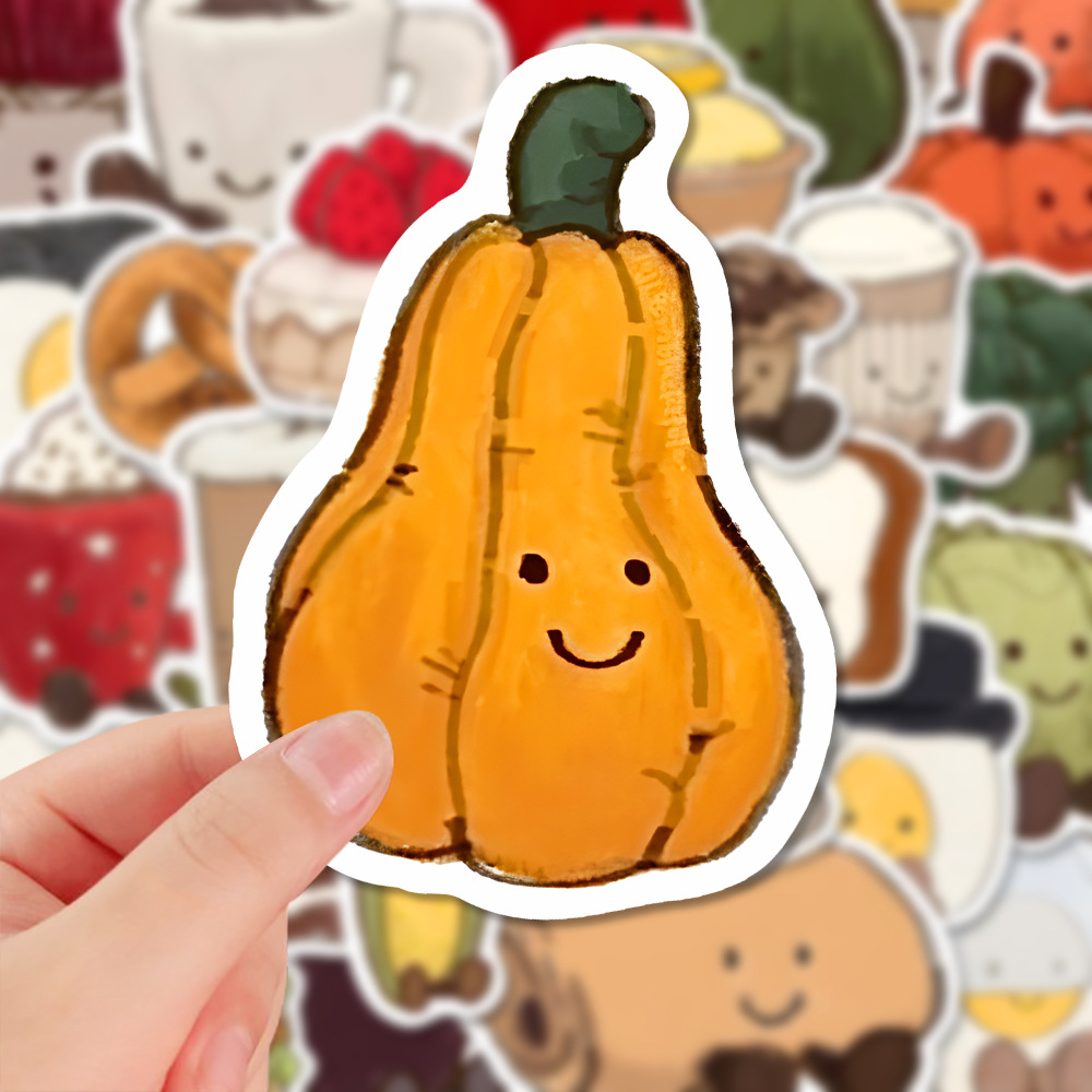 100张jellcat玩偶插画贴纸爆款