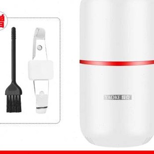 耀克打粉碎磨粉机家用超细小型五谷杂粮电O动研磨机器干磨咖啡