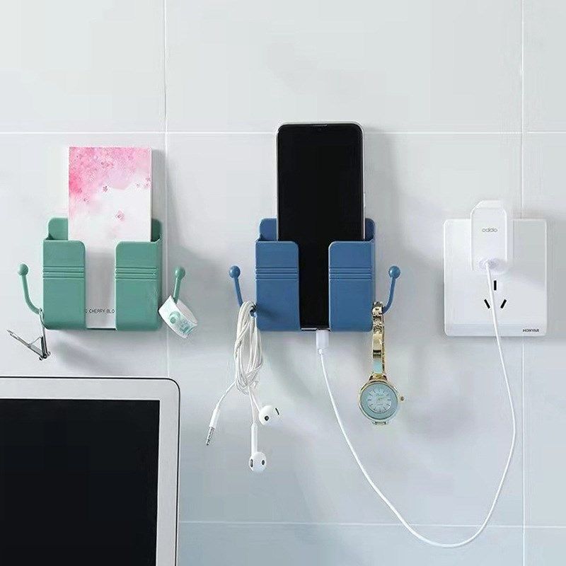 卧室手机充电收纳支架家用壁挂式墙上置物架床头免打孔收纳盒,收纳整理,整理架/置物架/收纳架,淘宝优惠券,粉丝福利购,淘宝优惠卷