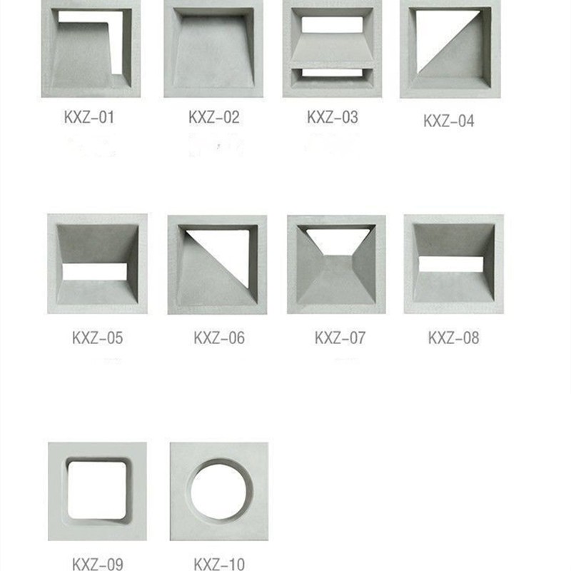 空心砖发泡陶瓷九宫格水泥构件网红砖艺术装饰隔断墙砖透孔造型砖