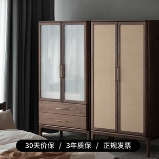 小时衣柜 致家家居 实木衣柜家用卧室简约现代收纳柜子储物柜