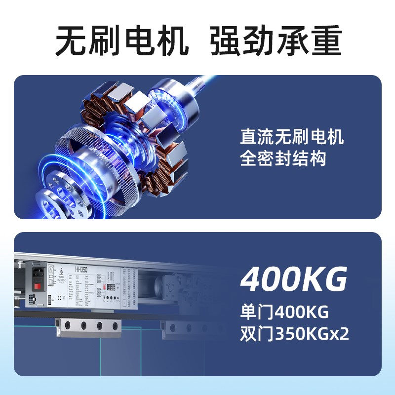 重型感应门电机整套m机组自动门电动门平移门玻璃门控制器轨道配