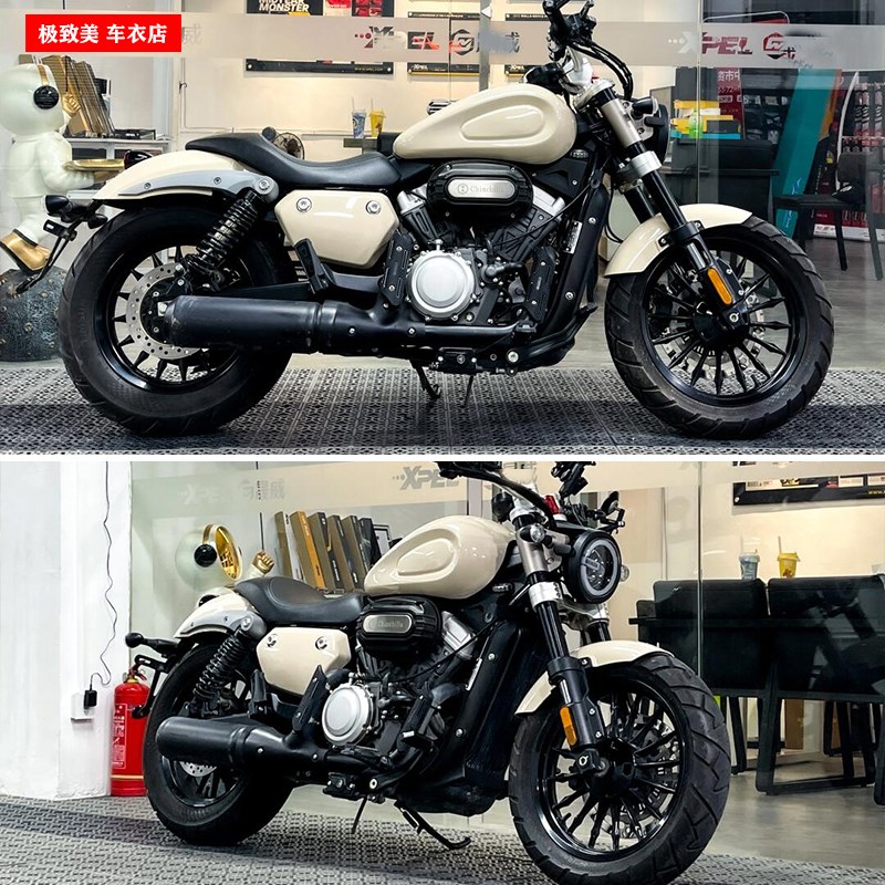 适用金吉拉300k摩托车改色膜复古车漆面保护膜450全车改色膜贴纸