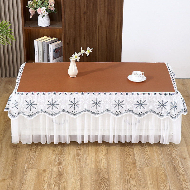 茶几桌布2023新款防水防油茶几套免洗可擦餐桌布防烫罩套蕾丝盖巾,居家布艺,桌布,淘宝优惠券,粉丝福利购,淘宝优惠卷