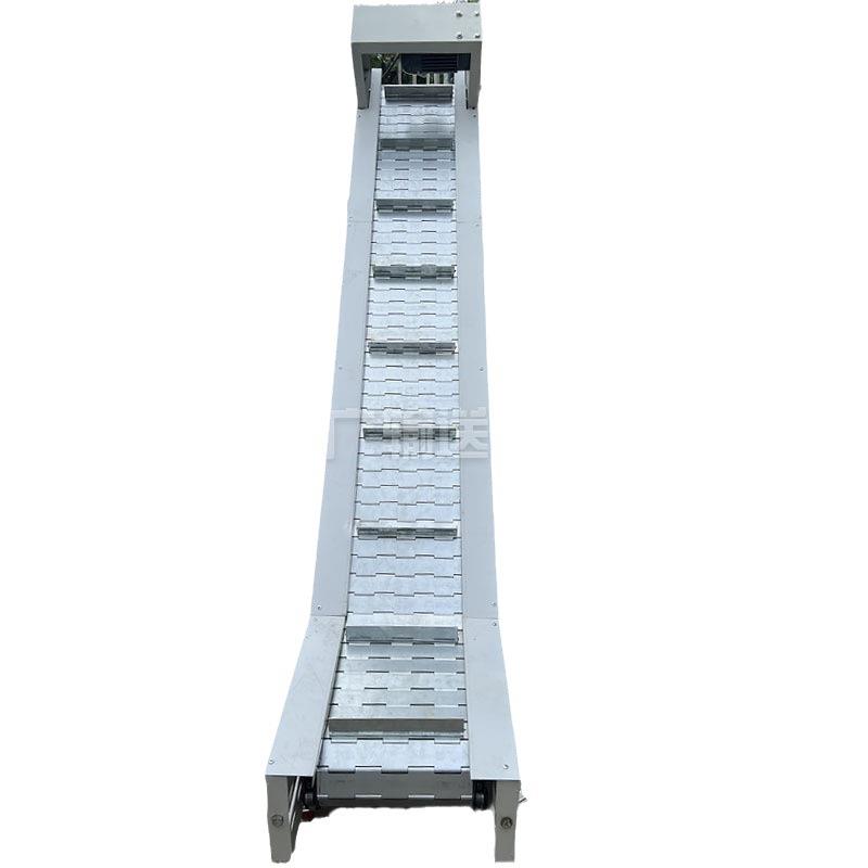 不锈钢链板输送机网带提升机上料机配套链板线链板爬坡输送机