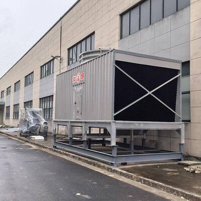 冷却水塔空调机组配套方形横流凉水塔玻璃钢品质保证全国可发