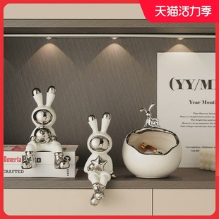 奶酪玄关钥匙收纳摆件入户进门口鞋柜走廊玄幻锁匙装饰品轻奢摆设